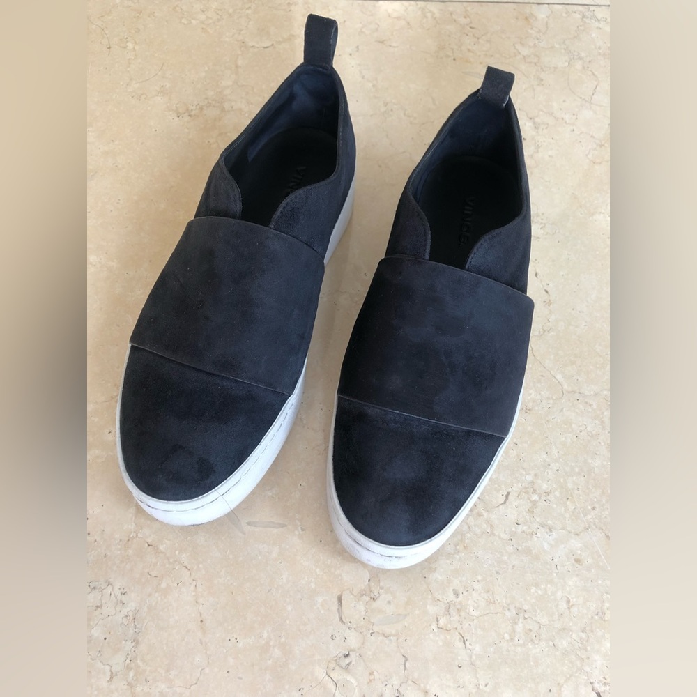 Vince Blue Suede Shoes